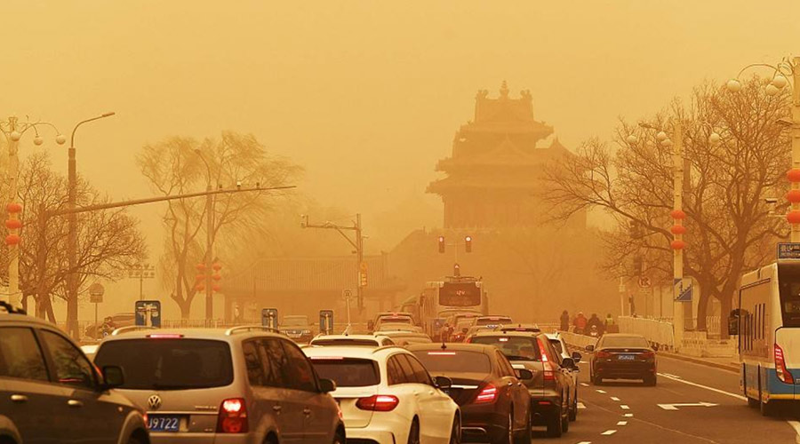 北方今年首場沙塵來襲！沙塵暴下衣服干衣機(jī)的干衣優(yōu)勢
