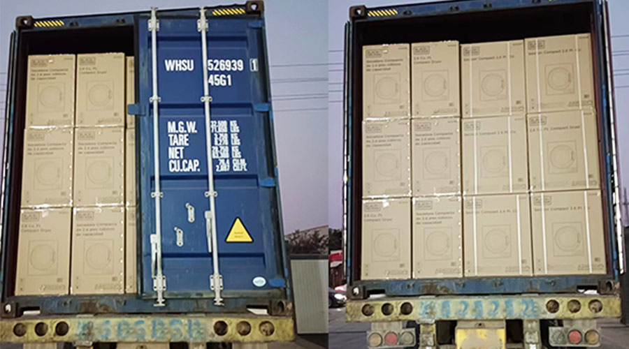 不分晝夜！完成客戶滾筒衣服烘干機(jī)發(fā)貨是職責(zé)所在