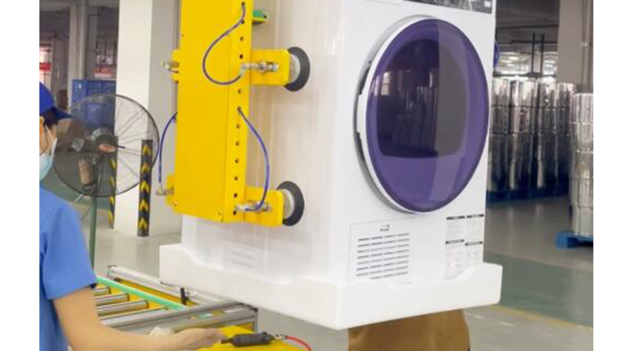 生產流水線上垂吊滾筒衣服烘干機的設備的作用