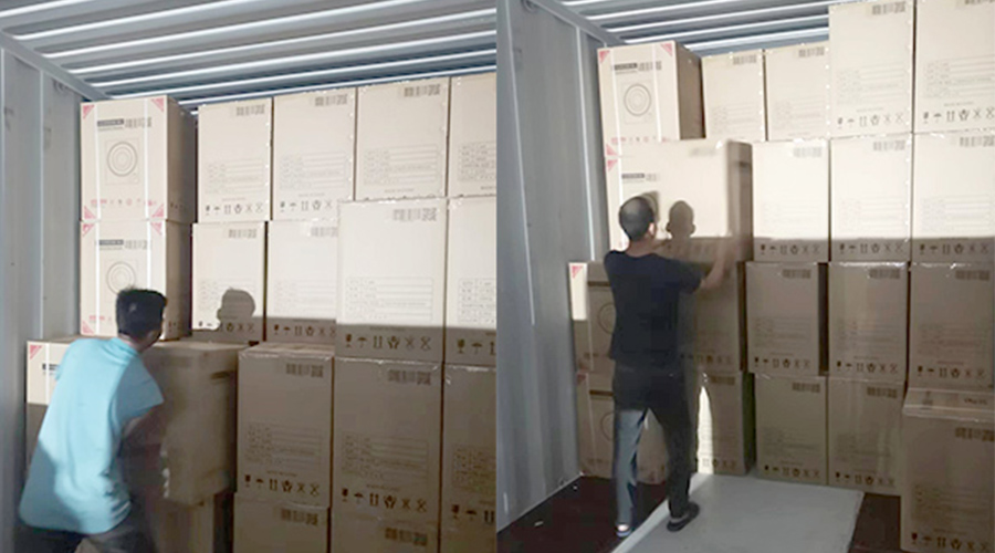 裝柜日常！日本客戶Sentern滾筒干衣機順利出貨