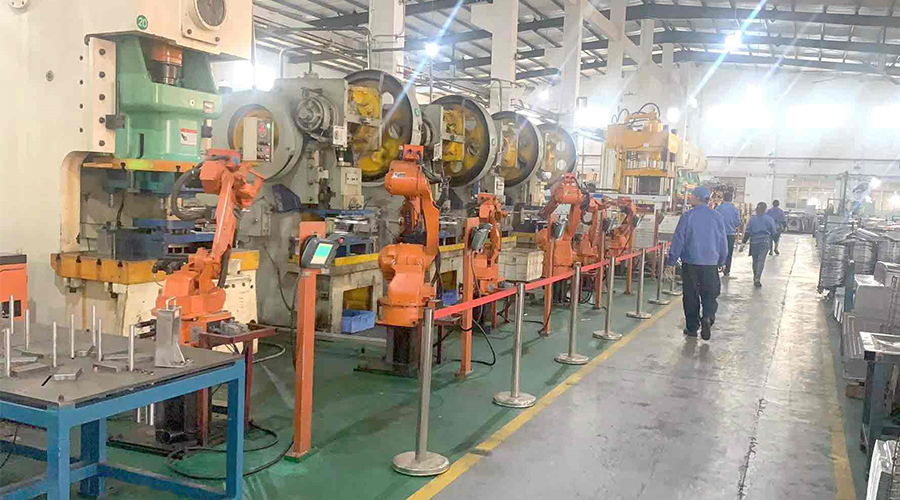 揭秘金環(huán)電器滾筒干衣機沖壓自動化生產(chǎn)是如何進行的？