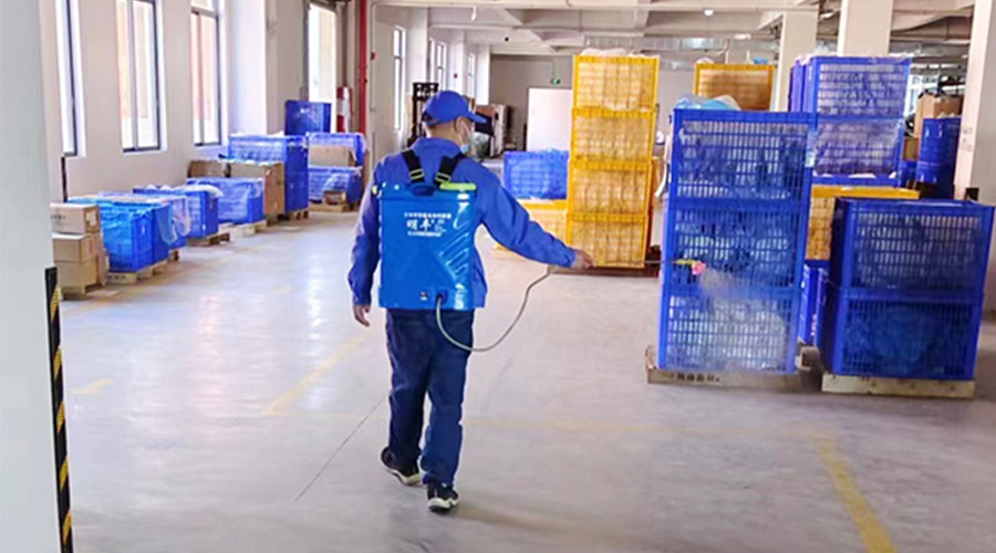 健康和安全放首位！金環(huán)電器全面開展工廠除菌工作