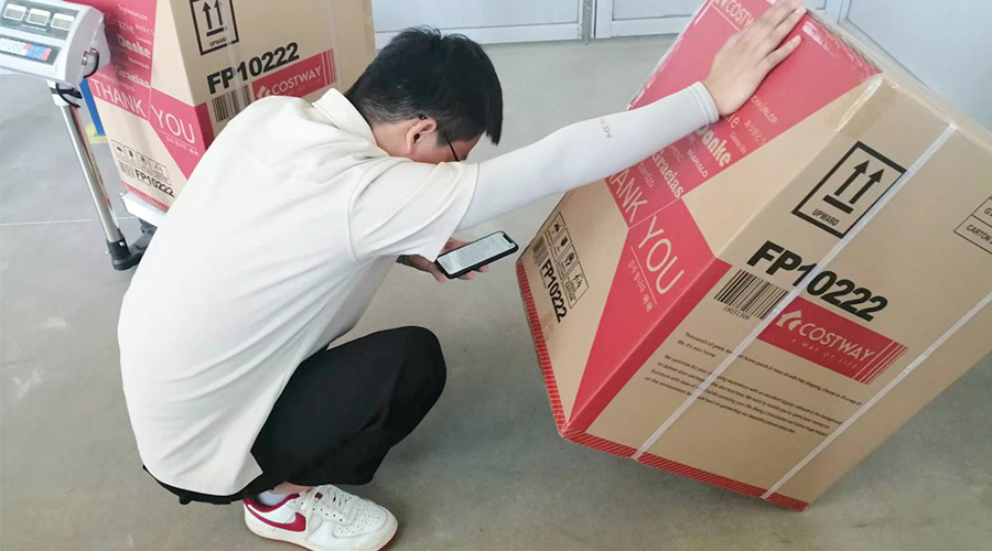 實況直擊！客戶北美COSTWAY開展衣物烘干機驗貨