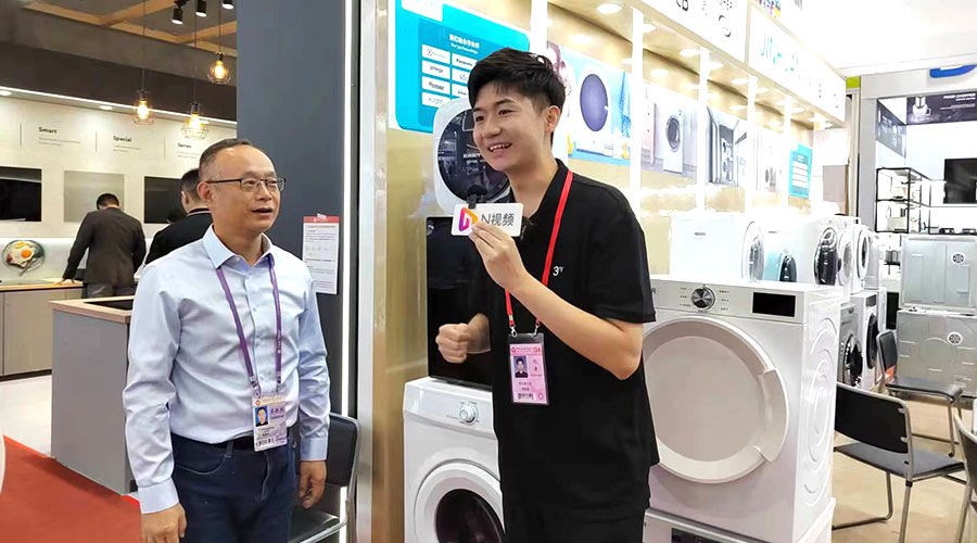 廣交會熱點(diǎn)！央視、新華網(wǎng)等媒體聚焦金環(huán)電器滾筒干衣機(jī)