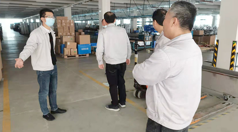 查隱患 防事故！金環(huán)電器領(lǐng)導(dǎo)開展節(jié)前安全檢查